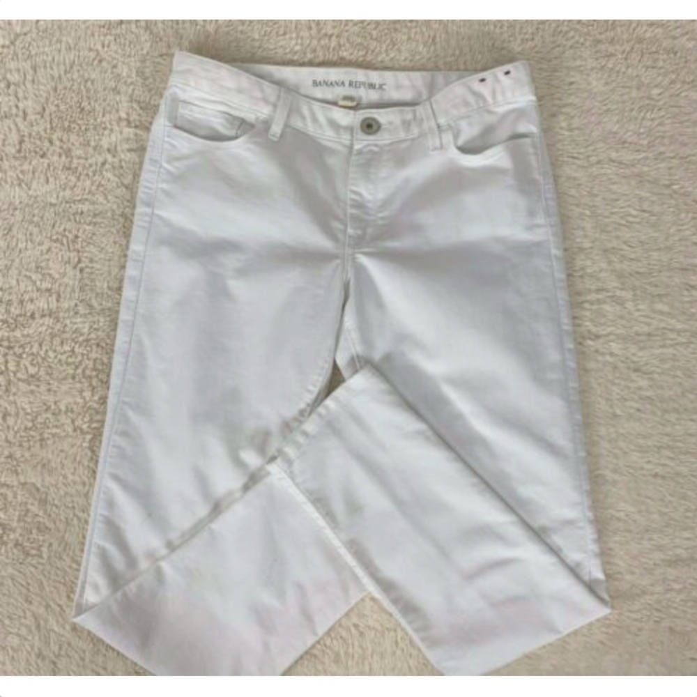 Banana Republic Skinny Jeans Sz 29S White